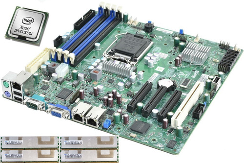 Tarjeta Madre + 32gb + Xeon Quad Core Supermicro X8sil Combo