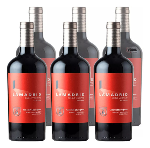 Vino Lamadrid Reserva Cabernet Sauvignon 750ml Caja X6