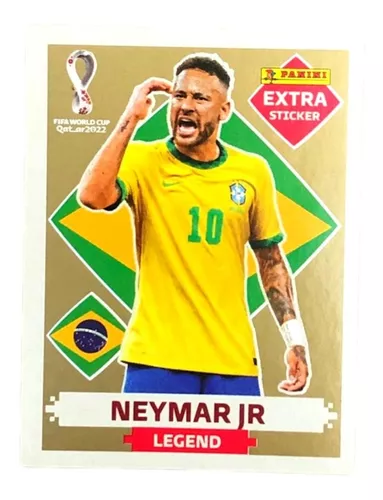 TIREI UM NEYMAR DOURADO! FIGURINHAS DA COPA 2022 [GOLD NEYMAR STICKER] 