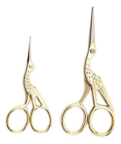 Tijeras De Coser Acrode 2, Vintage, Con Forma De Cigüeña, En