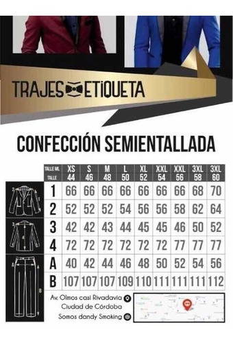 Imagen 9 de 9 de Trajes Etiqueta Saco Pantalón Chaleco