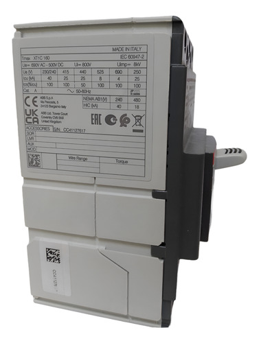 Xt1c-160 Interruptor Termomagnético
