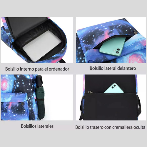 A L Anime Naruto Hinata Mochila Mochila Set Para Hombre Estudiante Mujer Estudiante Lindo MĂșltiples Opciones Disponibles Gran Capacidad Ligero 3pcs
