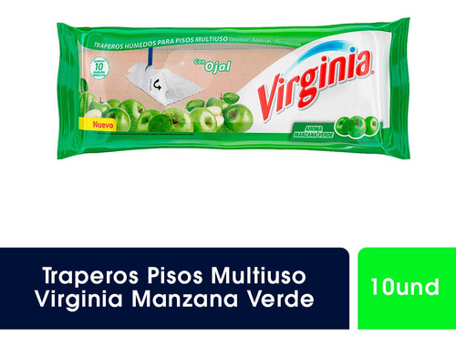 Paño de limpieza Virginia TRAPERO paño blanco 10 u