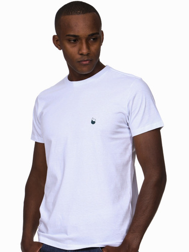 Imagem 2 de 6 de Camiseta Masculina Algodão - Estampa Gota