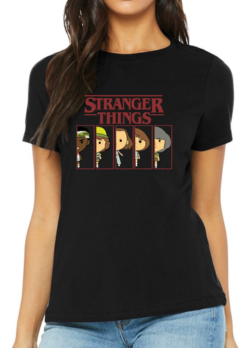 Polera Stranger Things Once Dustin Will Lucas Mike Unisex