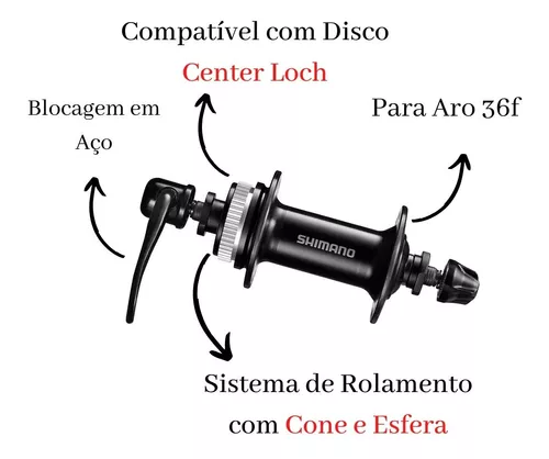 Cubo Shimano Diant Tourney Hb-tx505 C Lock 36f Pto Original