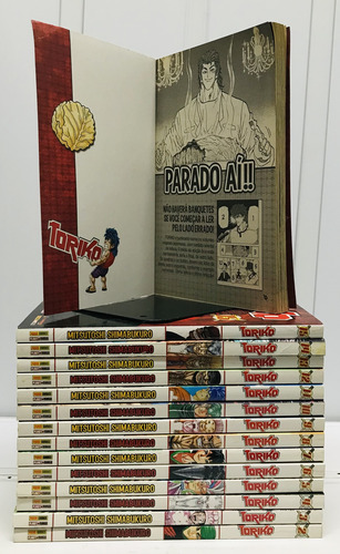 Coleção De Mangás - Toriko - Vols: 1 - 2 - 3 - 4 - 5 - 6 - 7 - 8 - 9 - 10 - 11 - 12 - 13 - 14 - 15 (Usado)