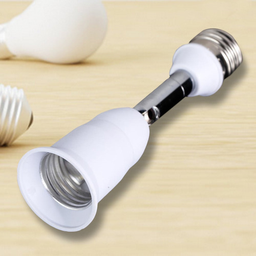 Lámpara De Luz Con Base De Extensión Flexible E27 Con Adapta
