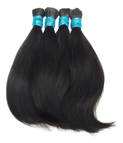 Cabelo Humano Liso Natural 30cm - 400 Gramas Envio Imediato