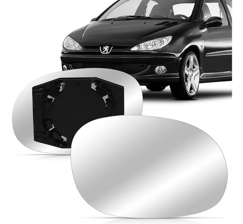 Lente Espelho Retrovisor Peugeot 206 1999 A 2010 11 12 13 14