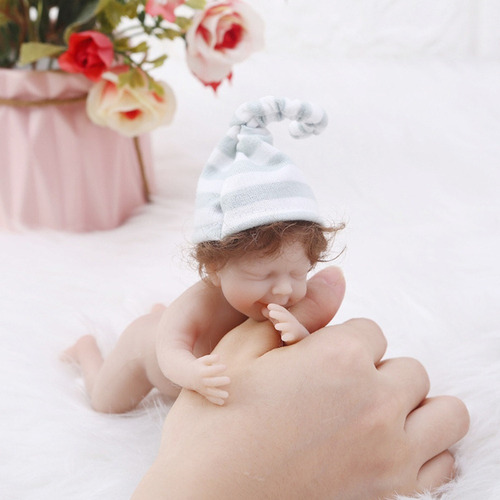 Mini Boneca Renascimento Bebê 15cm 6 Polegadas