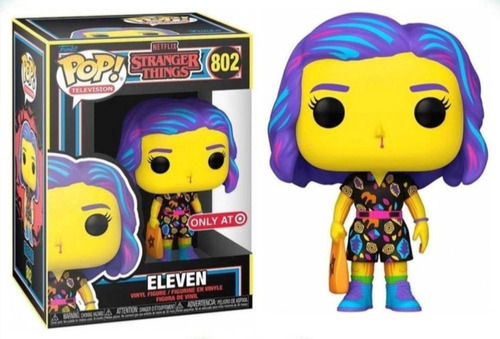 Stranger Things Exclusiva Blacklight Eleven Figura Funko Pop