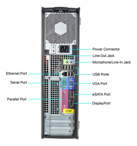 Cpu Dell Optiplex 780 Dt - Core2duo 4gb 240ssd - W10 (Usado)