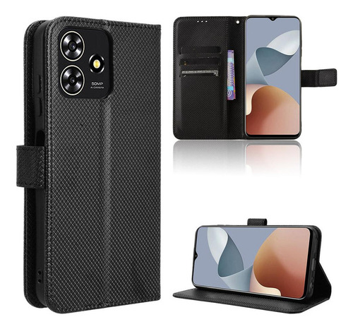 M Funda For Zte Axon 50 Lite Funda Magnética Tipo Cartera