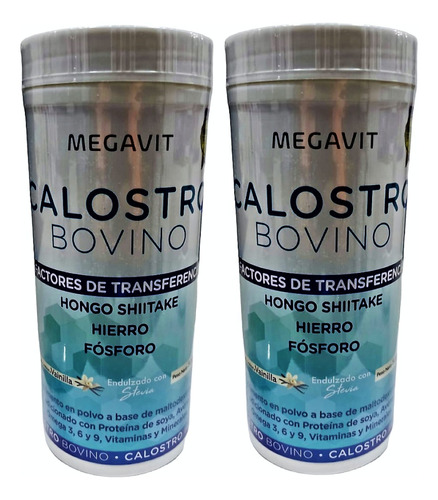 2 Megavit Calostro Bovino 800g - g a $38