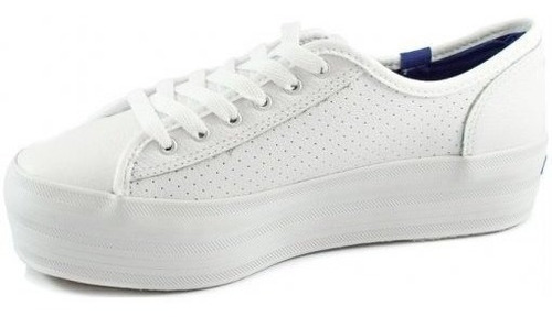 tênis keds kickstart perf leather branco