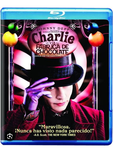 Charlie Y La Fábrica De Chocolates En Disco Bluray Full H D 