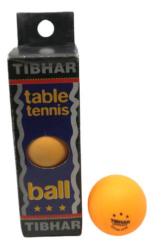 Pelota Ping Pong 3 Pza Tenis De Mesa Tibhar