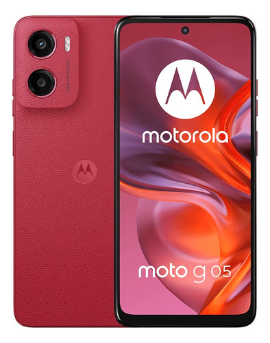 Motorola G05 4+128gb Rojo Con Sim Bait Latin