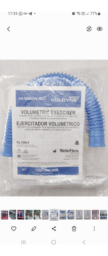 Ejercitador Pulmonar Volumetrico Voldyne 5000  En Flores 