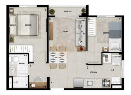Apartamento Com 2 Dormitório(s) Localizado(a) No Bairro Jardim São Paulo Em São Paulo / São Paulo - 6489:911965