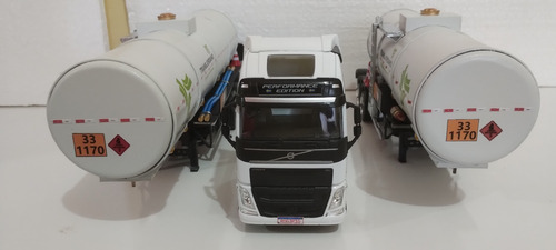 Volvo Fh500+carreta Bitrem Tanque Transjordano Escala 1 32