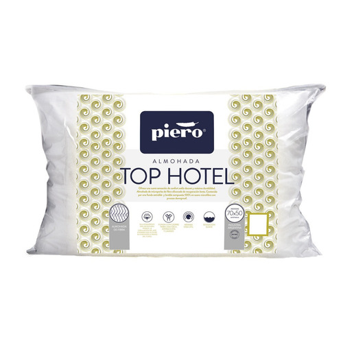 Almohada Piero Top Hotel 70x50 Fibra Siliconada Lanzamiento