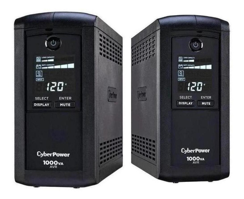 No Break Cyberpower 600w 1000va 9 Contactos Negro /v /v