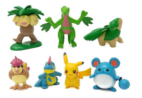Pokémon Croconaw Colección X 7 Figuras En Bolsa
