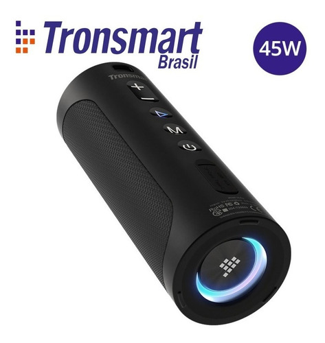 Caixa De Som Tronsmart Bluetooth T6 Pro 45w Imp. Oficial Br 