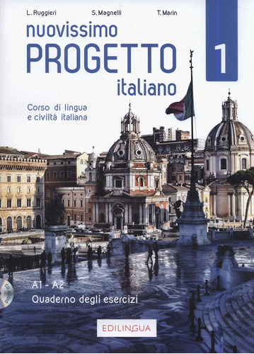 Nuovissimo Progetto Italiano 1 Quaderno Degli Esercizi *cjs