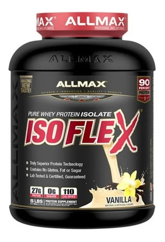 Proteína isolada Allmax Isoflex, 5 kg, sabor de baunilha