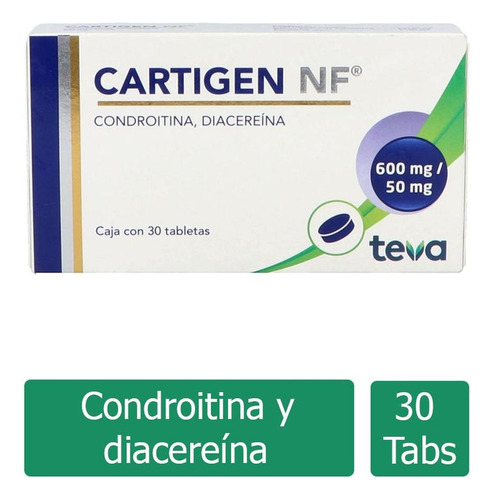 Cartigen Nf 600 Mg/50 Mg Caja Con 30 Tabletas