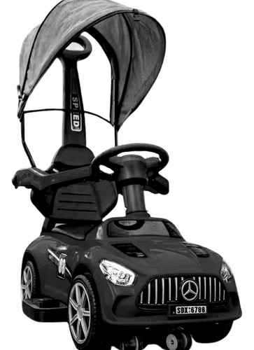 Carrito Andador Para Niños Pequeños 3 En 1 Mercedes Negro