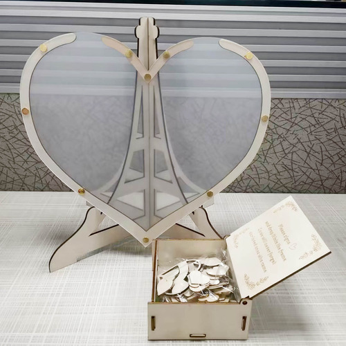 Marco Para Libros De Visitas Con Forma De Corazón, Modelo A