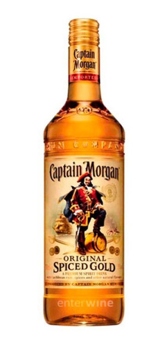 Botella Ron Capitán Morgan Gold 750 Cc