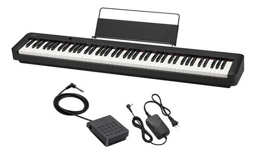 Piano digital Casio Cdp S160, 88 teclas, color negro Bivolt 110 V/220 V