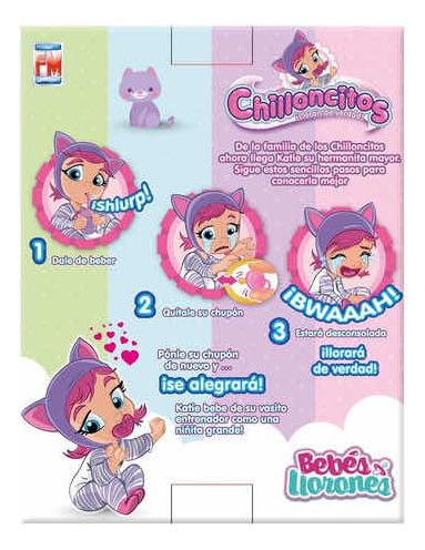 Muñeca Bebés Llorones Katie Fotorama Llora De Verdad
