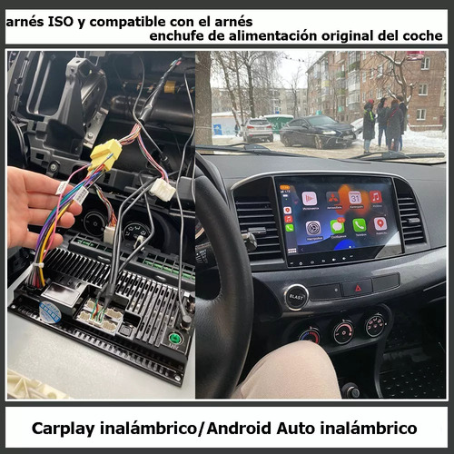 Zk Auto Estéreo Android Carplay Pantalla Para Mitsubishi