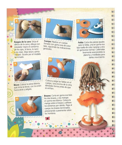 Libro Aprende A Hacer Muñecas De Goma Eva - Fofuchas 3d