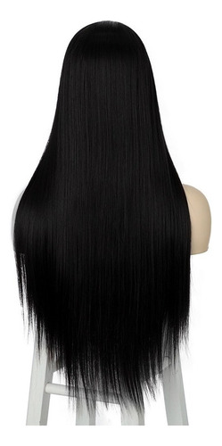 ** Pelucas Negra Mujer, Pelucas Sinteticas Largas Cabello