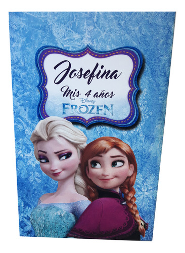 Souvenir Bolsitas Personalizadas Frozen X10u