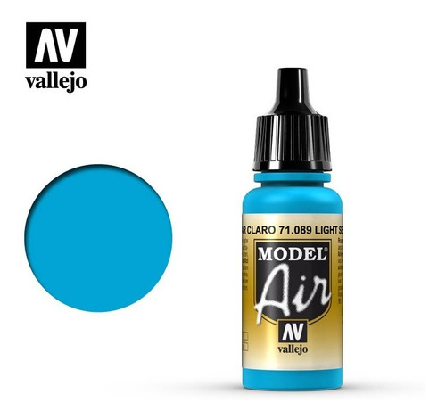 Tinta Light Sea Blue 71089 Model Air Vallejo Modelismo