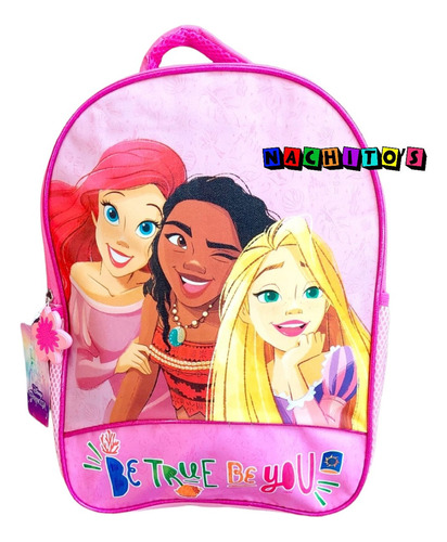 Mochila Princesas Disney, Bolso Morral Original