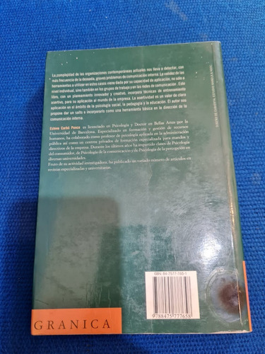 Imagen 2 de 2 de Manual De Psicología Aplicada A La Empresa De Esteve Carbó P