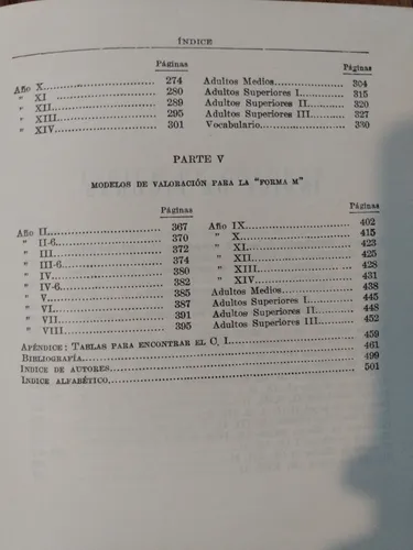 Inteligencia Prueba Stanford Binet Método De Uso Terman E6 (Usado)