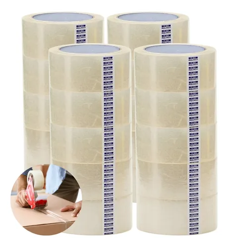 comprar Fita Adesiva Transparente Larga 45mmx100m 20 Rolos Embalagem