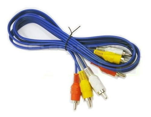 Cable Rca - Rca 3 X 3  Estereo Video 1.5 M 102167