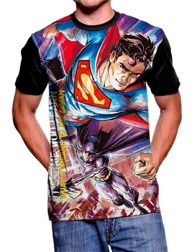 Camiseta De Comics Superman Vs Batman